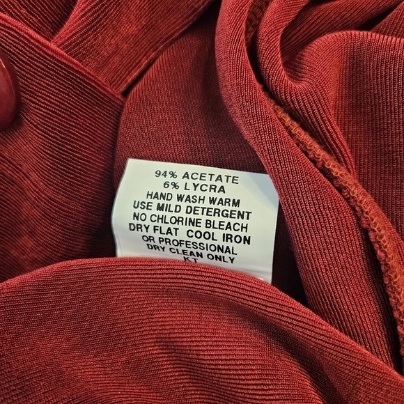 VIKKI VI Plus Classic Pant Set Size 1X Red Holiday Classic Christmas - Picture 8 of 15